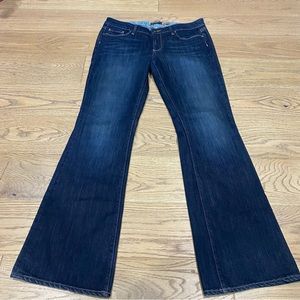 PAIGE Dark Blue Flare Jeans